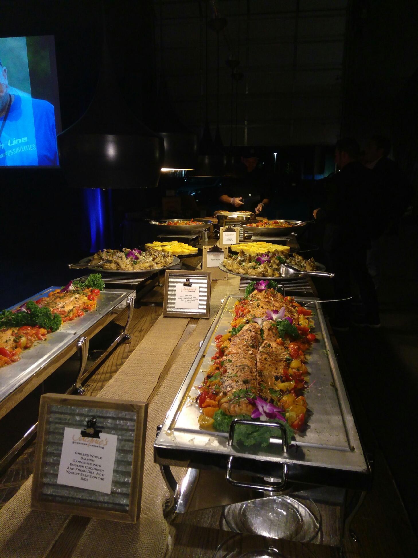 Entree station - buffet style - Indianapolis caterer